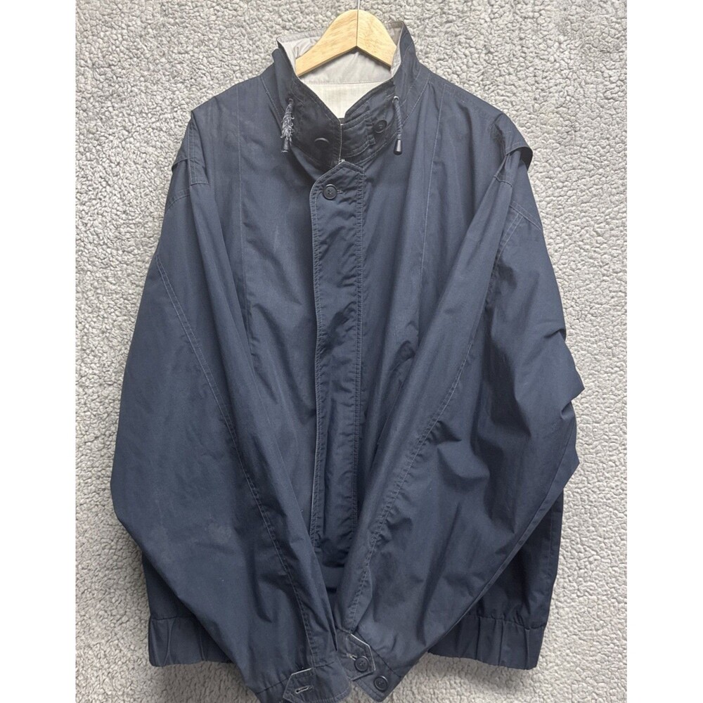 London Fog Men's Blue Coat Jacket Vintage, Size XXL. Fair Condition.